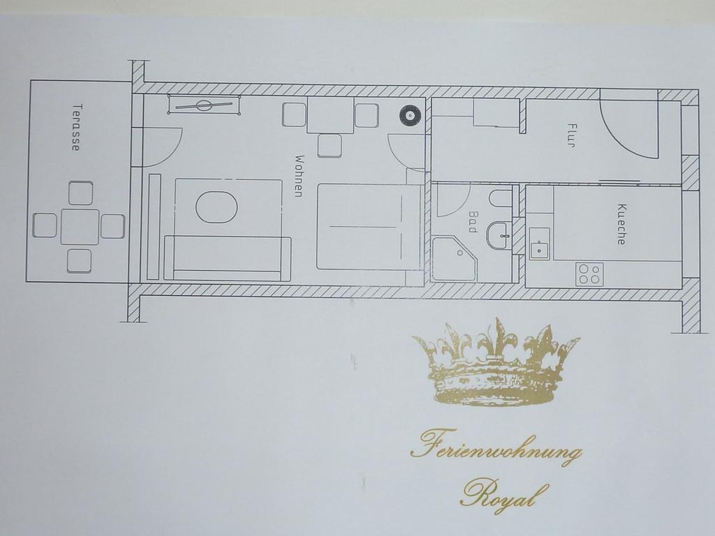 Ferienwohnung Royal バート・テルツ エクステリア 写真